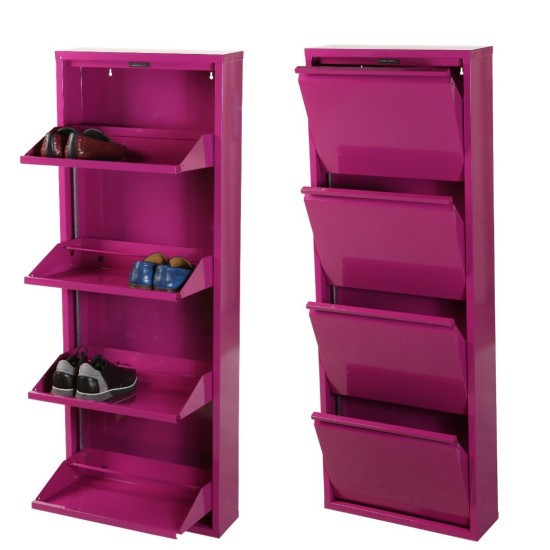 ERSAN OFİS Dört Bölmeli Metal Ayakkabılık