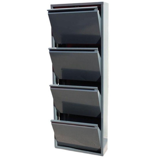 ERSAN OFİS Dört Bölmeli Metal Ayakkabılık