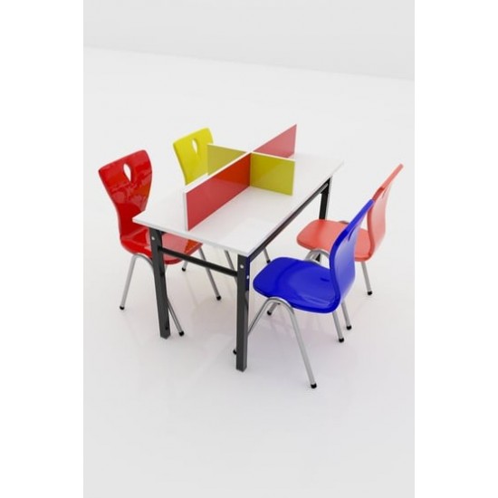 ERSAN OFİS Birli Tek Yüzlü Ahşaplı Kütüphane Sistemi