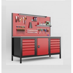  ERSAN OFİS 2 Metre 10 Çekmeceli Takım Tezgahı