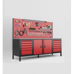  ERSAN OFİS 2.5 metre 10 Çekmeceli  Takım Tezgahı